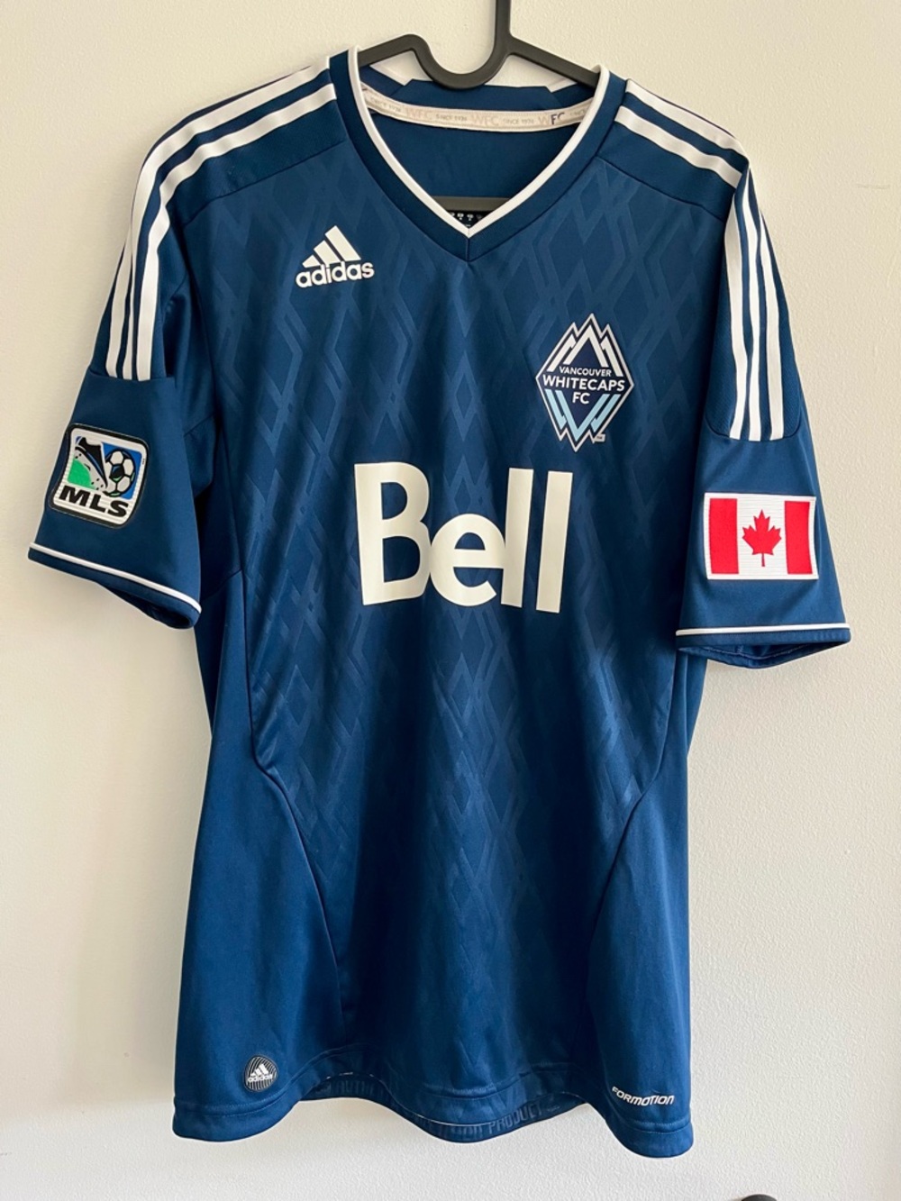 Vancouver Whitecaps FC 2011/12 adidas Away Jersey Size M